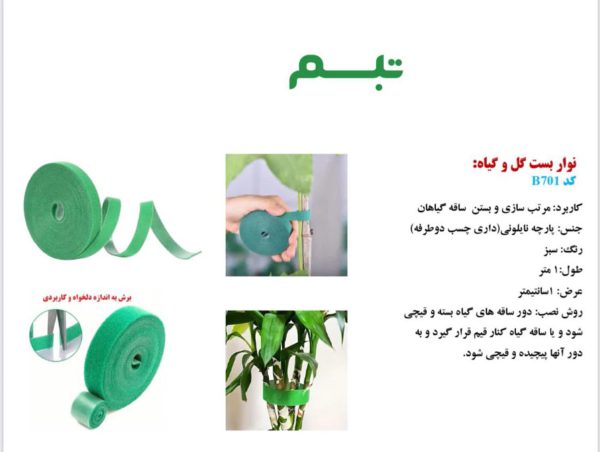 نوار بست گل و‌گیاه